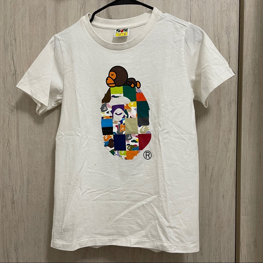 Bape multi Camo head Tshirt